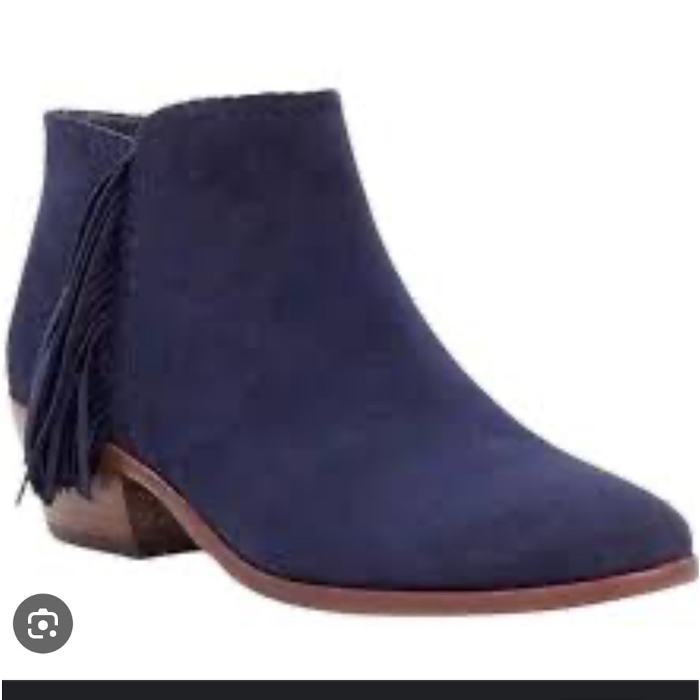 Sam Edelman Fringe booties 1 time worn